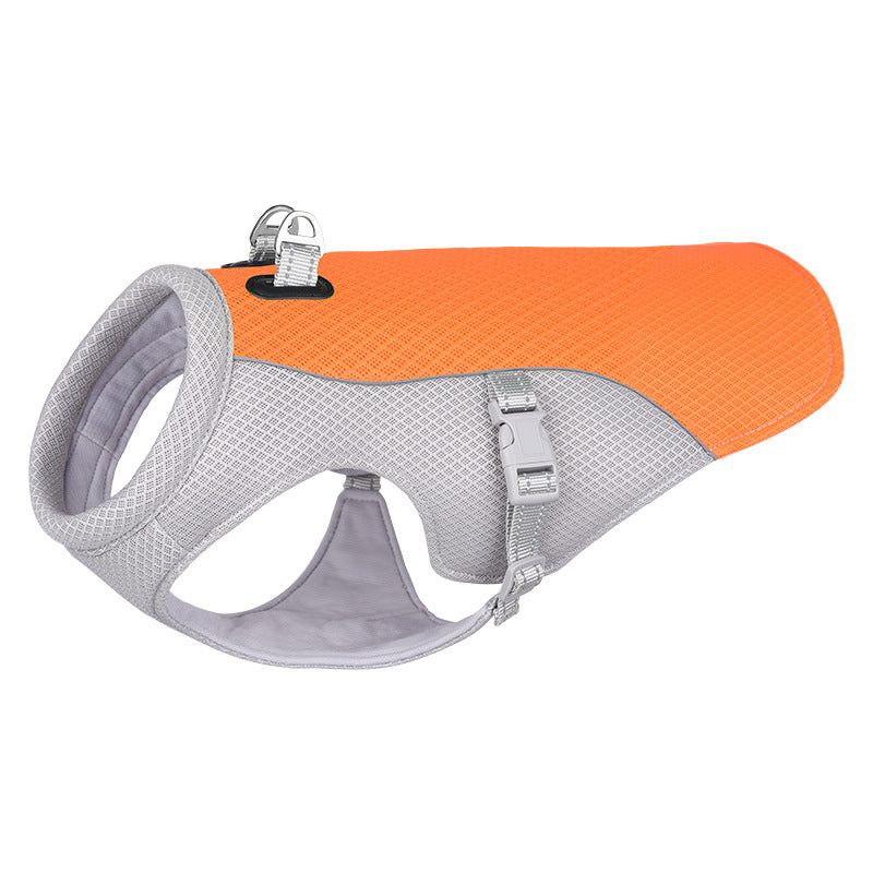 Summer Cooling Vest for Dogs - Breathable, Sun-Proof, and Heat-Resistant Clothing for Small to Large Dogs, Ideal for Outdoor Walks