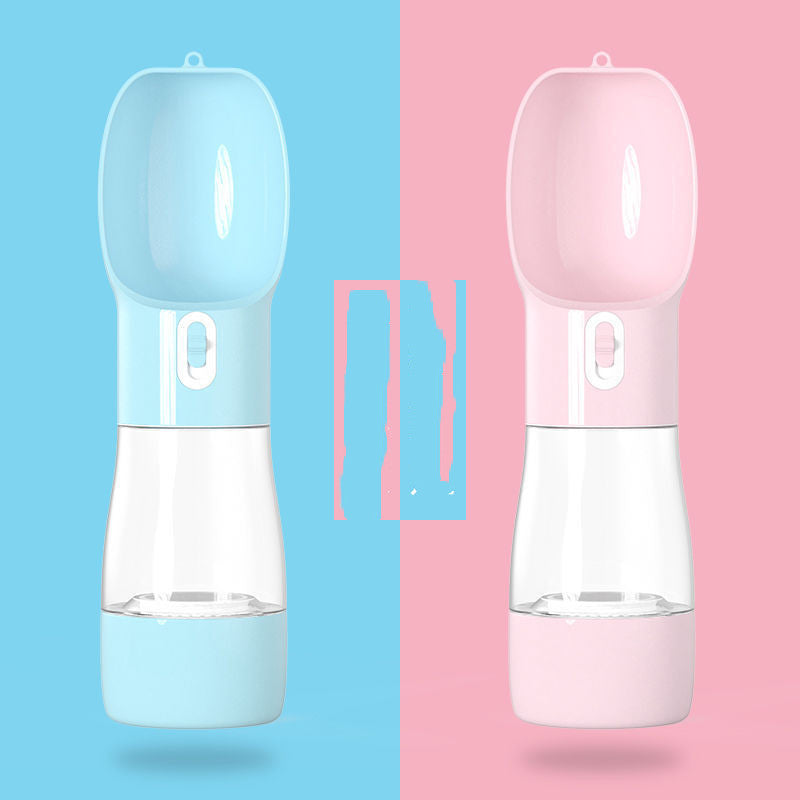 Premium 2-in-1 Portable Dog Water Bottle & Food Feeder | DoggyWorld