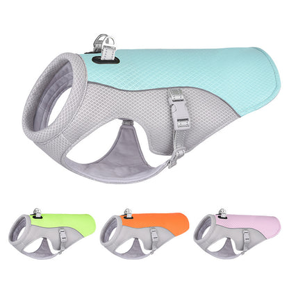 Summer Cooling Vest for Dogs - Breathable, Sun-Proof, and Heat-Resistant Clothing for Small to Large Dogs, Ideal for Outdoor Walks