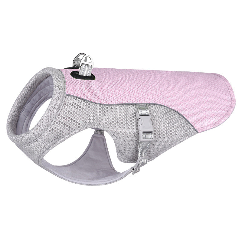 Summer Cooling Vest for Dogs - Breathable, Sun-Proof, and Heat-Resistant Clothing for Small to Large Dogs, Ideal for Outdoor Walks
