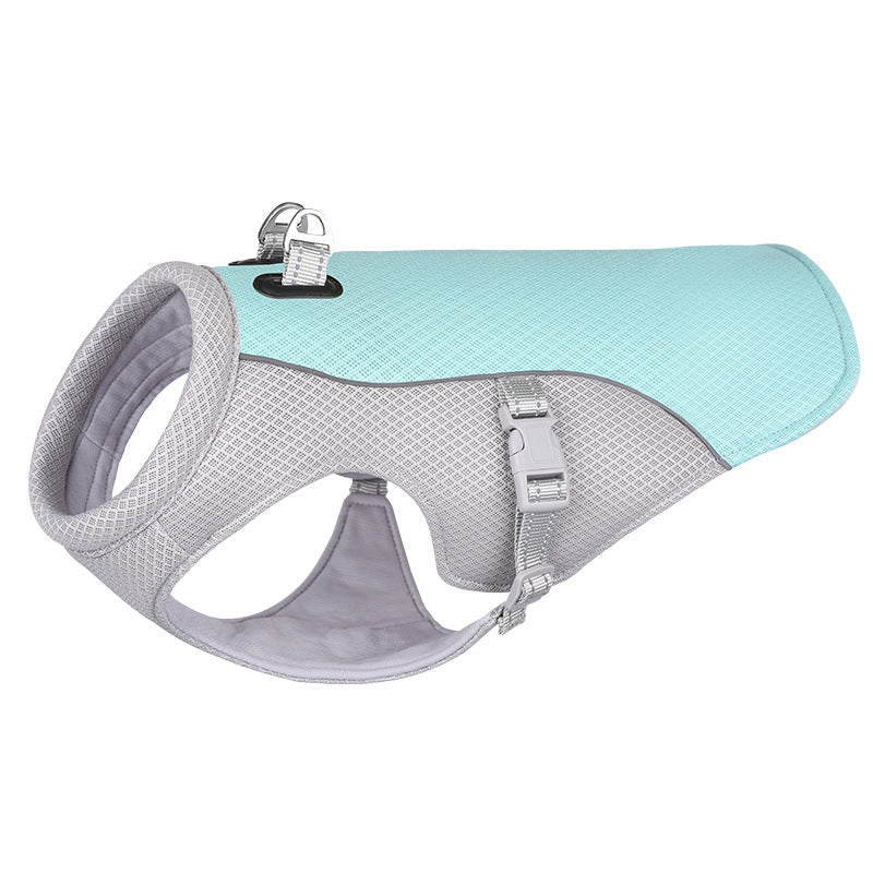 Summer Cooling Vest for Dogs - Breathable, Sun-Proof, and Heat-Resistant Clothing for Small to Large Dogs, Ideal for Outdoor Walks