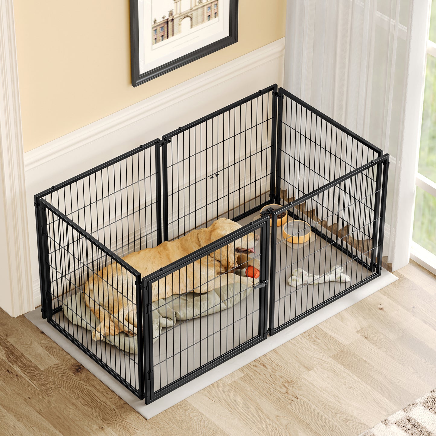 Elite Modular™ Indoor Pet Villa - 64-Inch Multi-Configurable Kennel
