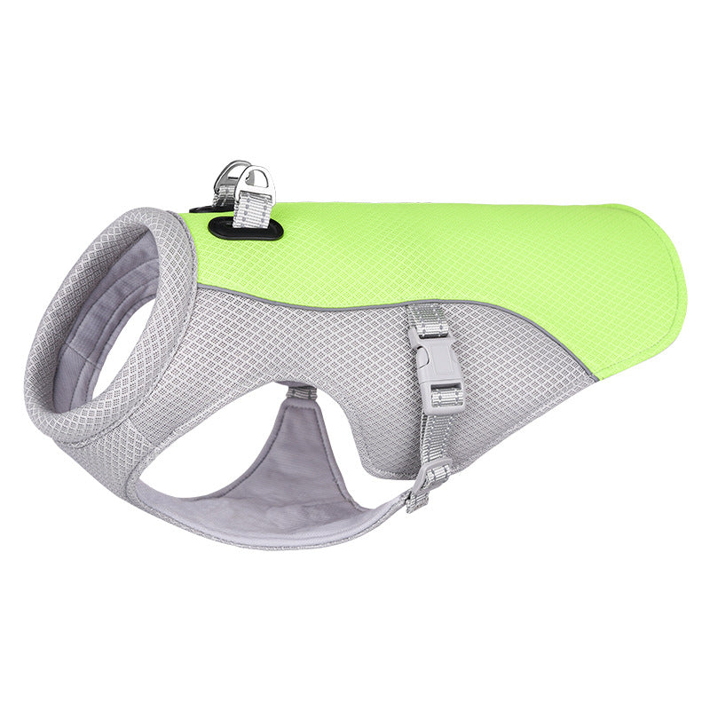 Summer Cooling Vest for Dogs - Breathable, Sun-Proof, and Heat-Resistant Clothing for Small to Large Dogs, Ideal for Outdoor Walks